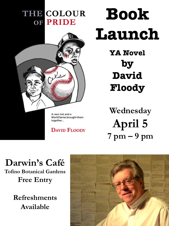 Book Launch poster - David Floody - The Colour of Pride